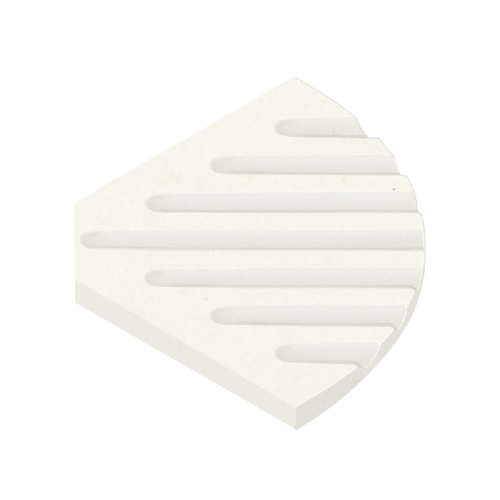 5-1/2-in Corner Soap Dish in Moonlight