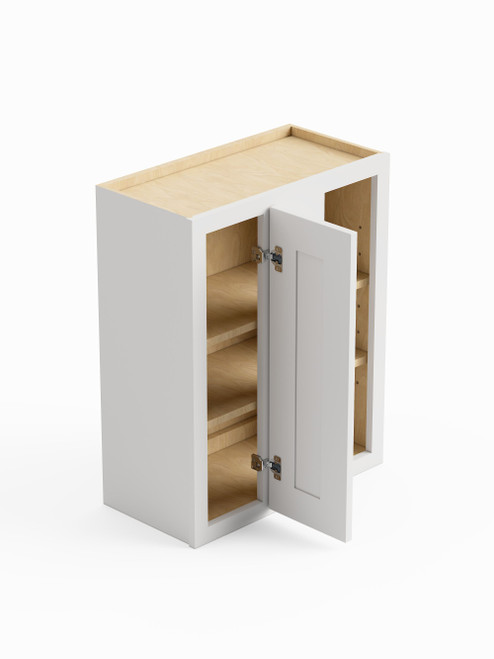 27-in x 12-in x 30-in Ready To Assemble Shaker Blind Wall Cabinet, White