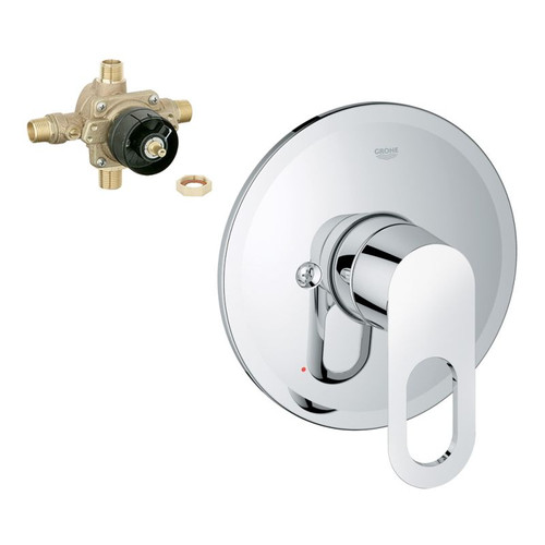 Grohe K19595-35015R-000 BauLoop Pressure Balance Trim Kit Wit Rough-In
