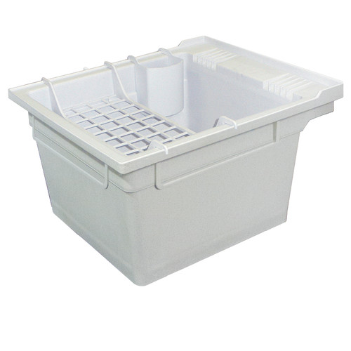 22.375-in W x 26-in D x 14-in H Wall-Mounted Laundry Tub with Accessory Kit, in Grey 22.375-in W x 26-in D x 14-in H Wall-Mounted Laundry Tub with Accessory Kit, in Grey