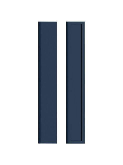 6-in x 41-in Slim Shaker Filler Overlay, Navy Blue