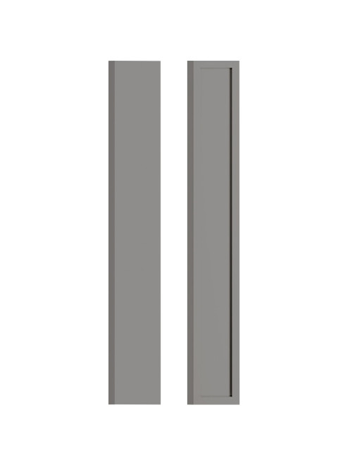 6-in x 41-in Slim Shaker Filler Overlay, Light Grey
