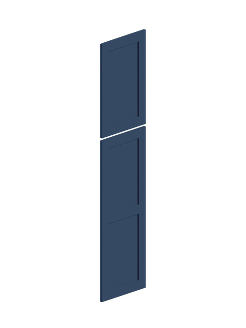 24-in x 79-in Shaker Tall Decorative End Panel, Navy Blue