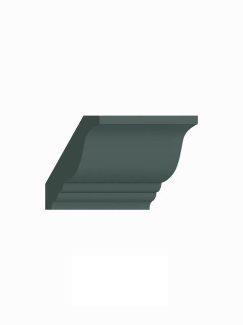 96-in Decorative Crown Molding, Green