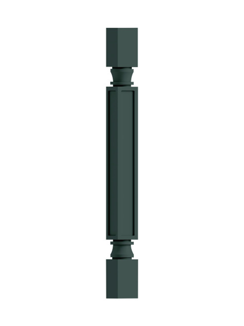 3-in x 3-in x 35-in Square Decorative Leg, Green