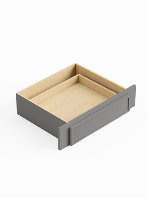 30-in x 21-in x 7-in Ready To Assemble Slim Shaker Desk Knee Drawer, Light Grey
