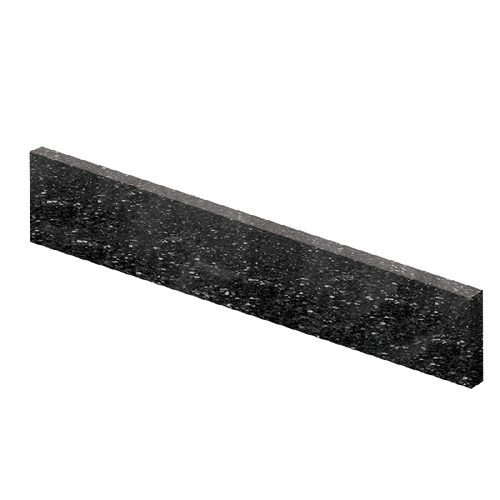 22-in Bathroom Vanity Top Right-Hand Side Splash in Notte Black