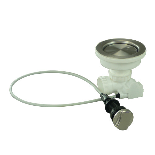 3.5-in Remote Controlled Covered Flip-Top Strainer in Brushed Stainless 3.5-in Remote Controlled Covered Flip-Top Strainer in Brushed Stainless