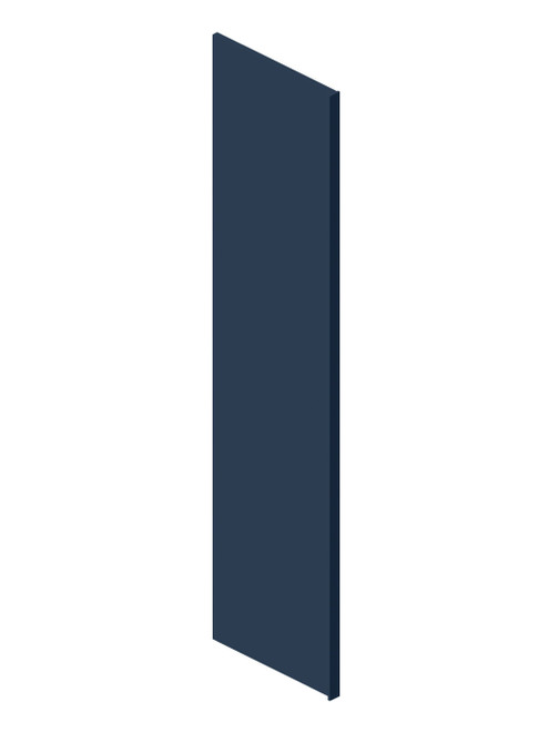 24-in x 96-in Refrigerator Return Panel, Navy Blue