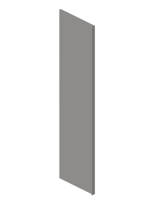 24-in x 96-in Refrigerator Return Panel, Light Grey