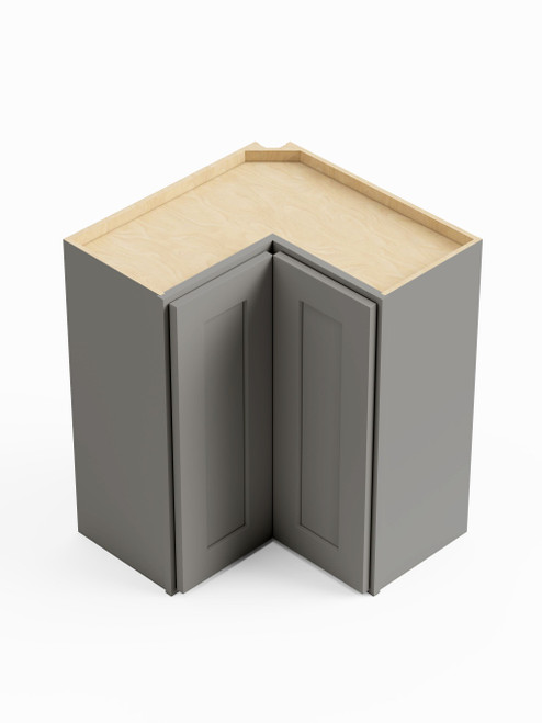 24-in x 12-in x 30-in Ready To Assemble Shaker Easy Reach Wall Cabinet, Light Grey