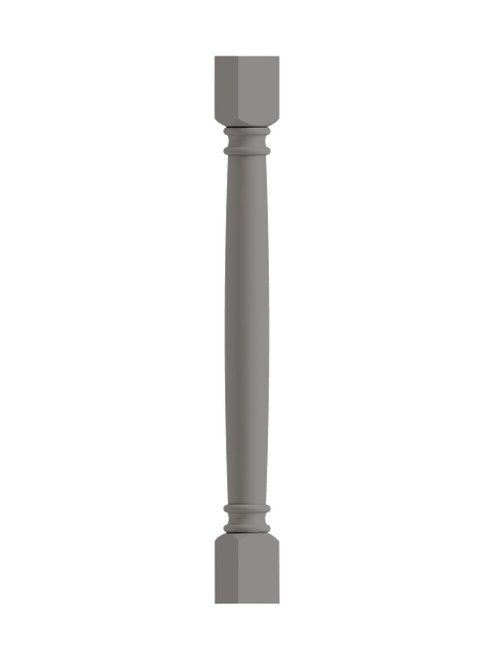3-in x 3-in x 35-in Classic Decorative Leg, Light Grey