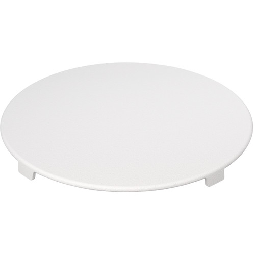 Round Colorline Drain Cover in Polar White