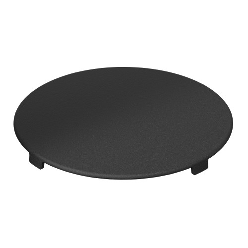 Round Colorline Drain Cover in Matte Black