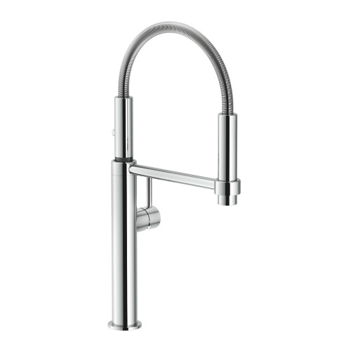 Pescara 18-Inch Single Handle Semi-Pro Kitchen Faucet in Polished Chrome