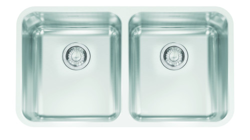 Grande 32.88-In. X 18.7-In. 18 Gauge Stainless Steel Undermount Double Bowl Kitchen Sink