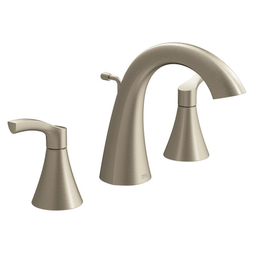 Ash Chrome two-handle high arc bathroom faucet