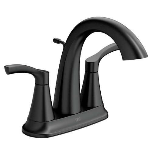 Ash Chrome two-handle high arc bathroom faucet