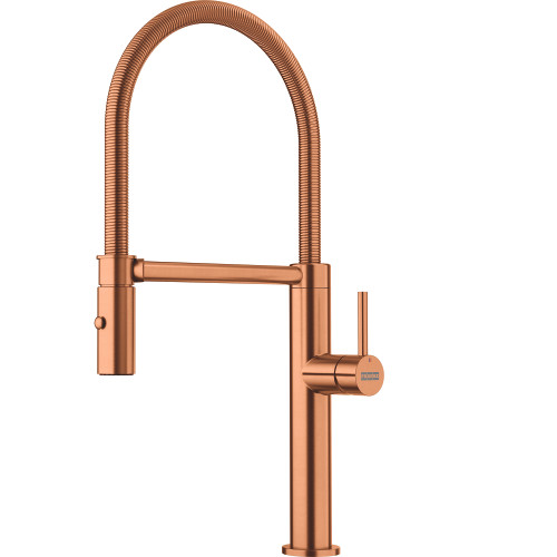 Franke Pescara 2.0 18.3-Inch Single Handle Semi-Pro Spray Faucet In Copper
