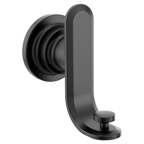Greenfield Matte black double robe hook