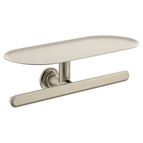 Greenfield Brushed nickel double paper holder