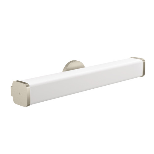 Iver Brushed nickel one globe bath light