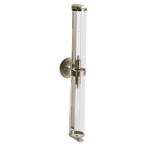 Cambium Polished nickel/brushed nickel one globe bath light
