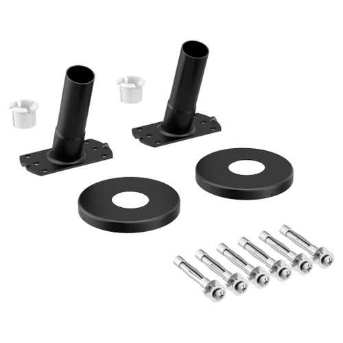 Moen Matte black flange
