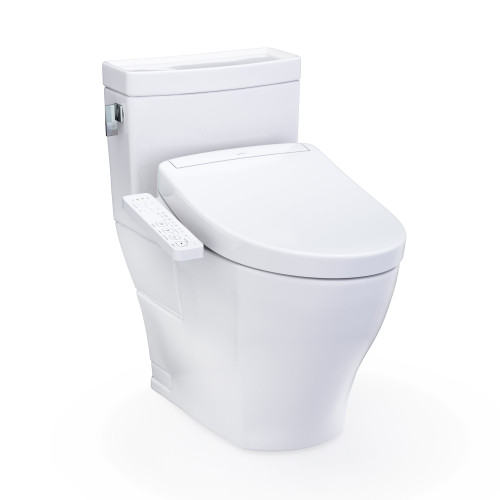 Toto(R) Washlet+(R) Legato One-Piece Elongated 1.28 Gpf Toilet And Washlet S2 Bidet Seat, Cotton White