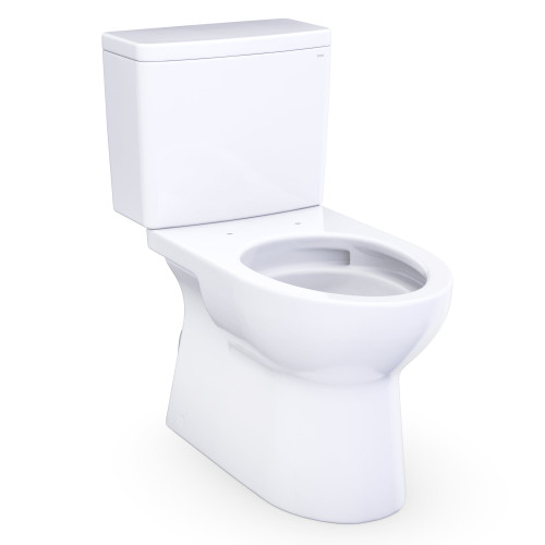 Toto(R) Glaston(Tm) 1G(R) Two-Piece Elongated 1.0 Gpf Universal Height Toilet With Right-Hand Trip Lever And Cefiontect(R), Cotton White