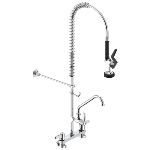 Commercial 55C: Pre-Rinse Faucet with Add-On Faucet