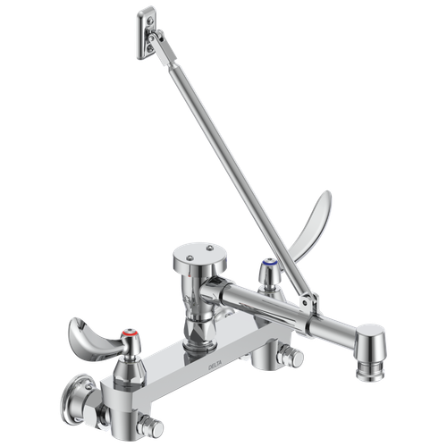 Commercial 28C / T9: Two Handle 8 In Wallmount Service Sink Faucet