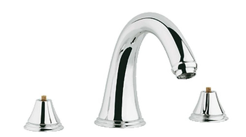 Grohe 25054000 Geneva 3-Hole Roman Bathtub Faucet