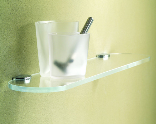 3/8in x 18in Tempered Replacement Shelf in Glass