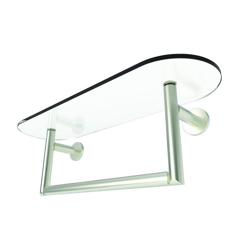 0219T-18/SN 18in Shelf in Satin Nickel