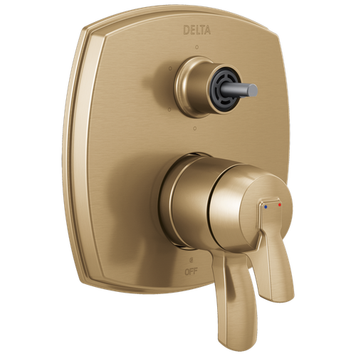 Delta Stryke(R): 17 Series Integrated Diverter Trim with Six Function Diverter Less Diverter Handle