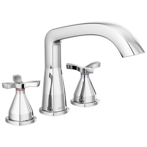 Delta Stryke(R): Three Hole Roman Tub Trim