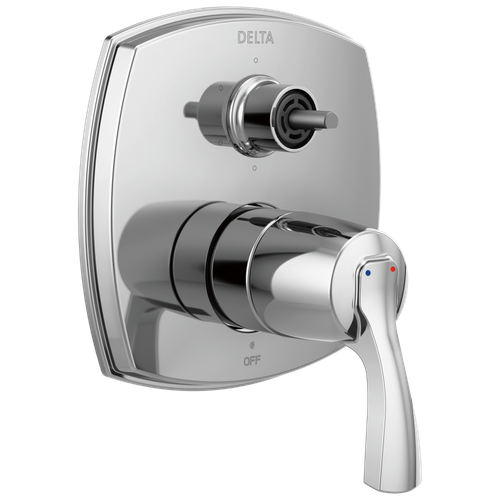 Delta Stryke(R): 14 Series Integrated Diverter Trim with Six Function Diverter Less Diverter Handle