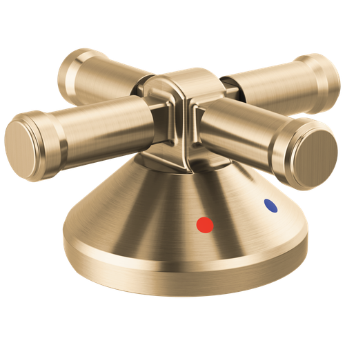 Delta Broderick(R): 3-Hole Roman Tub w/Hand Shower - Handle Kit-Cross