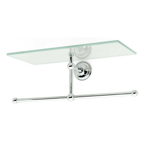 12in Tray with Bar in Polished Chrome