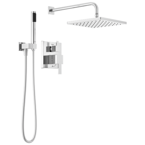 Delta Modern: Monitor(R) 14 Series Shower with Raincan, Hand Shower & Rough Valve