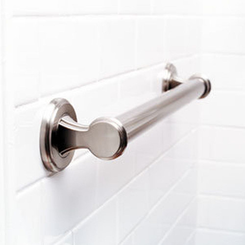 36in Brass Grab Bar in Polished Nickel