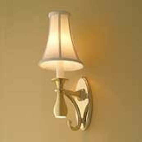 Traditional /Classic 1 Light Up Vanity Light in Polished Nickel