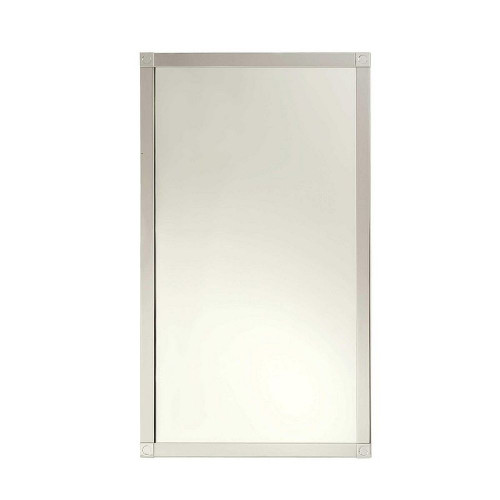 18in x 32in d Mirror in Polished Chrome