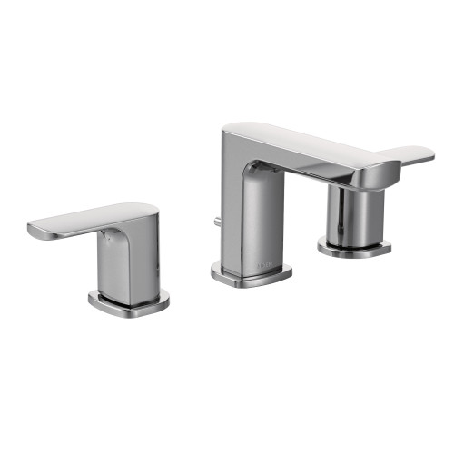 Rizon Chrome two-handle high arc bathroom faucet