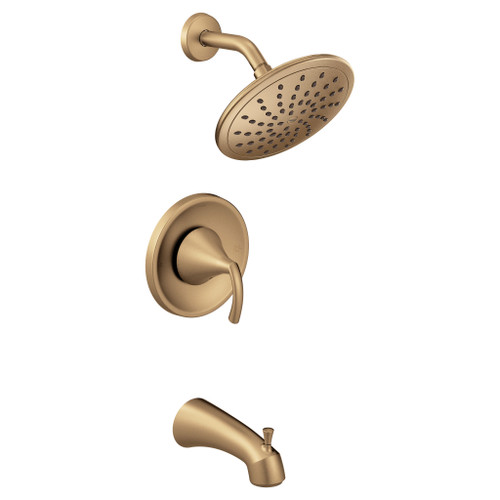 Glyde Bronzed gold Posi-Temp(R) tub/shower