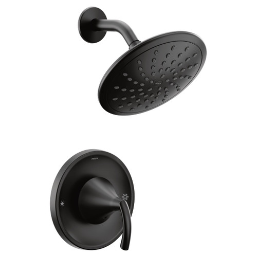 Glyde Matte black Posi-Temp(R) shower only