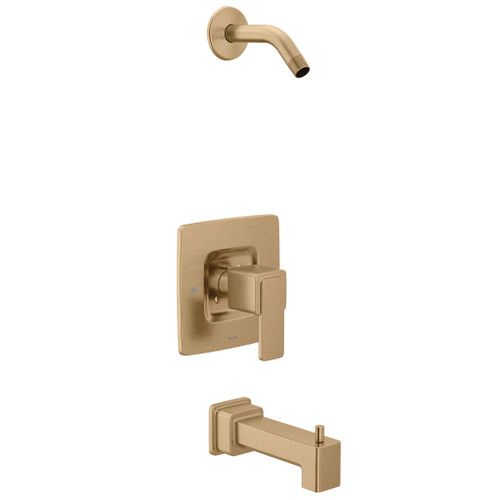 Iver Bronzed gold Posi-Temp(R) tub/shower