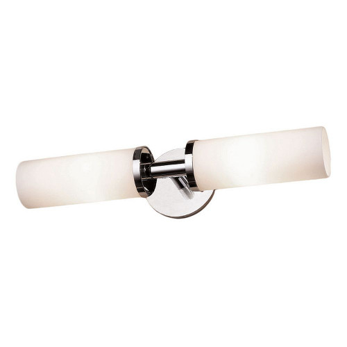 2 Light Bathroom Fixture in Polished Nickel