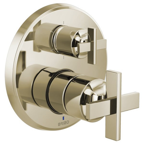 Brizo Levoir(TM): Pressure Balance Valve With Integrated 6-Function Diverter Trim - Less Handles